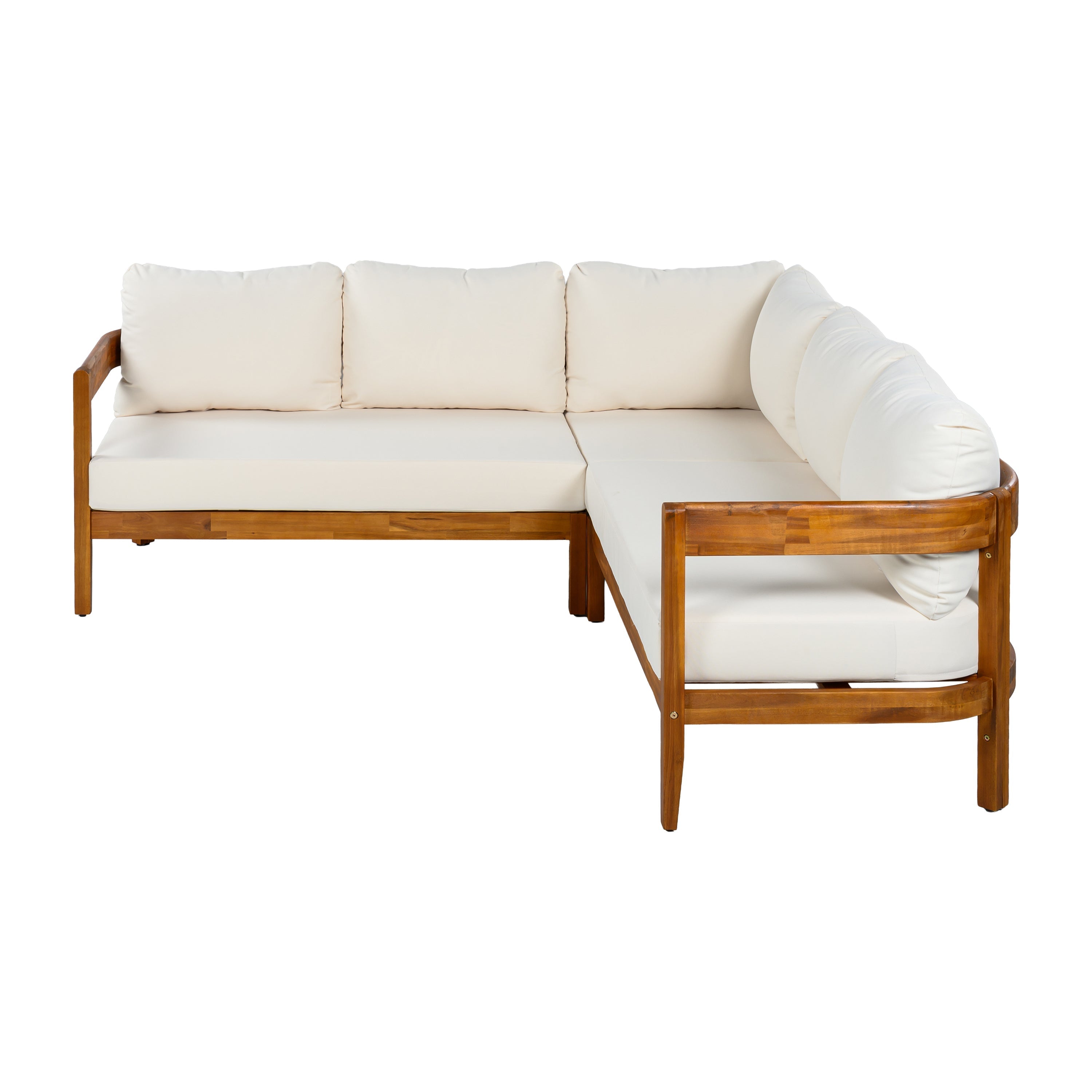 U Style Acacia Solid Wood Patio Furniture Set