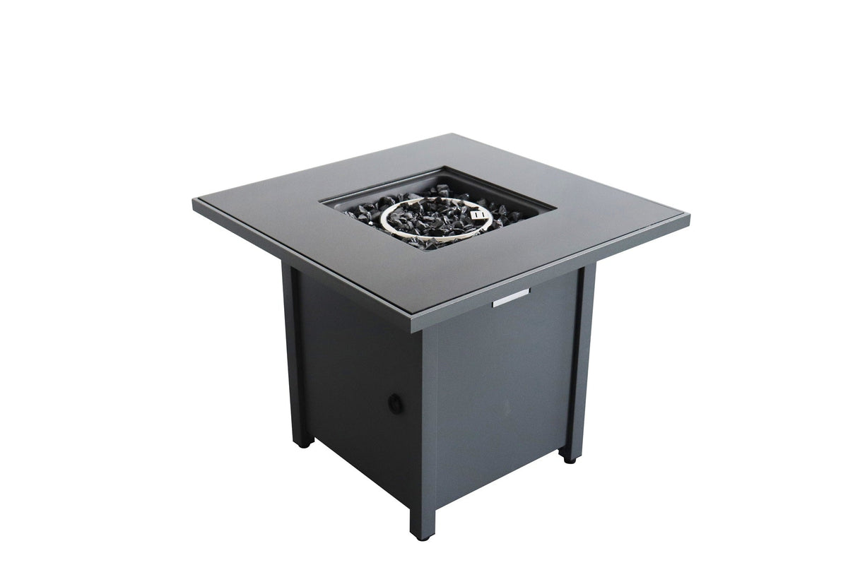 30 Inch Steel Grey Outdoor Fire Pit
