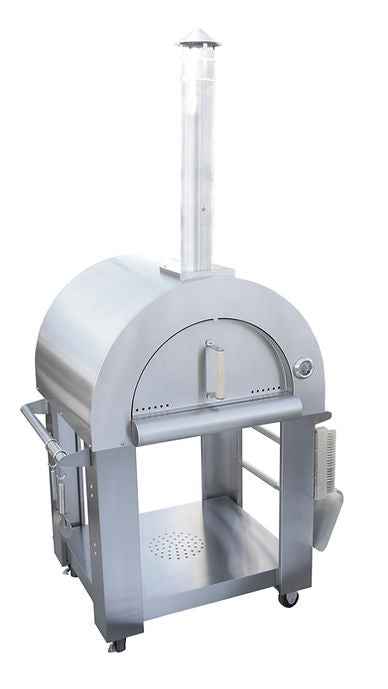 Kokomo Wood Fired Pizza Oven – 32” Stainless Steel, Freestanding or Built-In Options