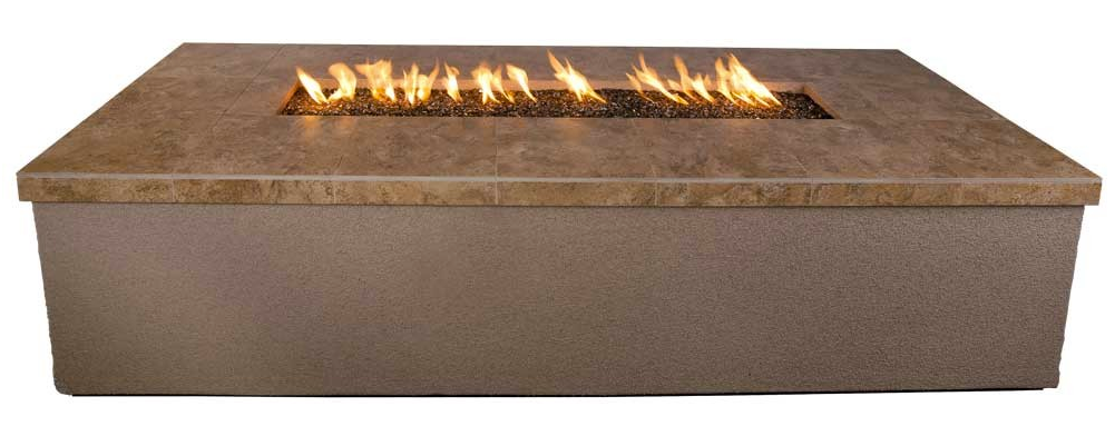 Entertainer Outdoor Fire Pit with Fire-Glass | Liquid Propane
