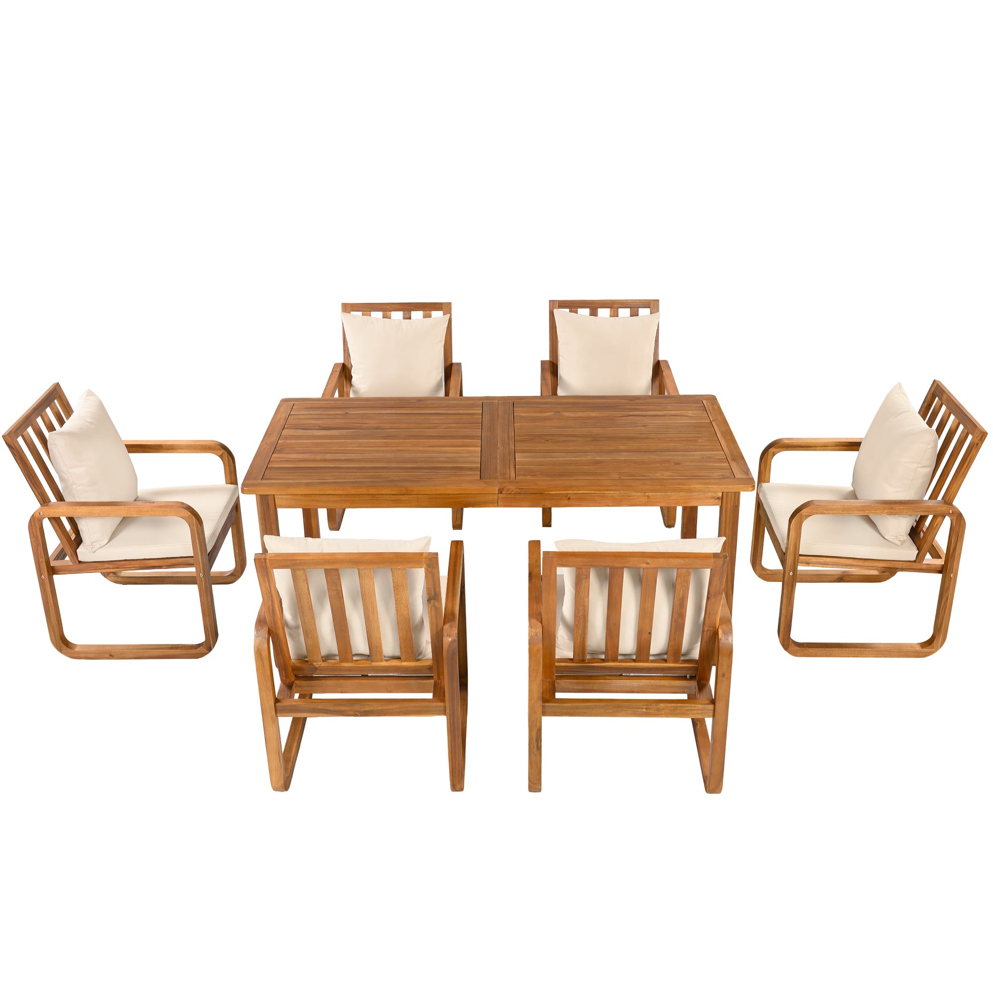 7 Pieces Patio Dining Set