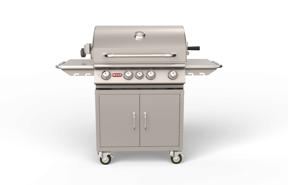 Bull Angus 30-Inch 4-Burner Freestanding Gas Grill with Rotisserie