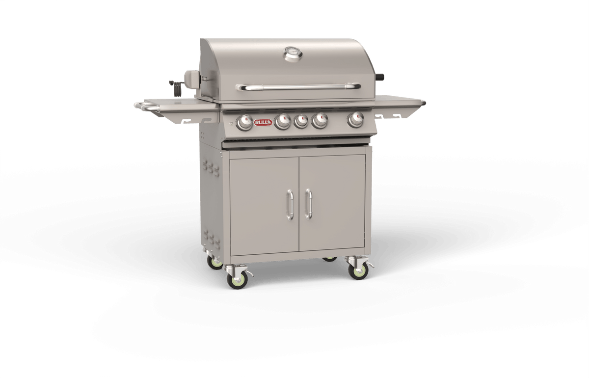 Bull Angus 30-Inch 4-Burner Freestanding Gas Grill with Rotisserie