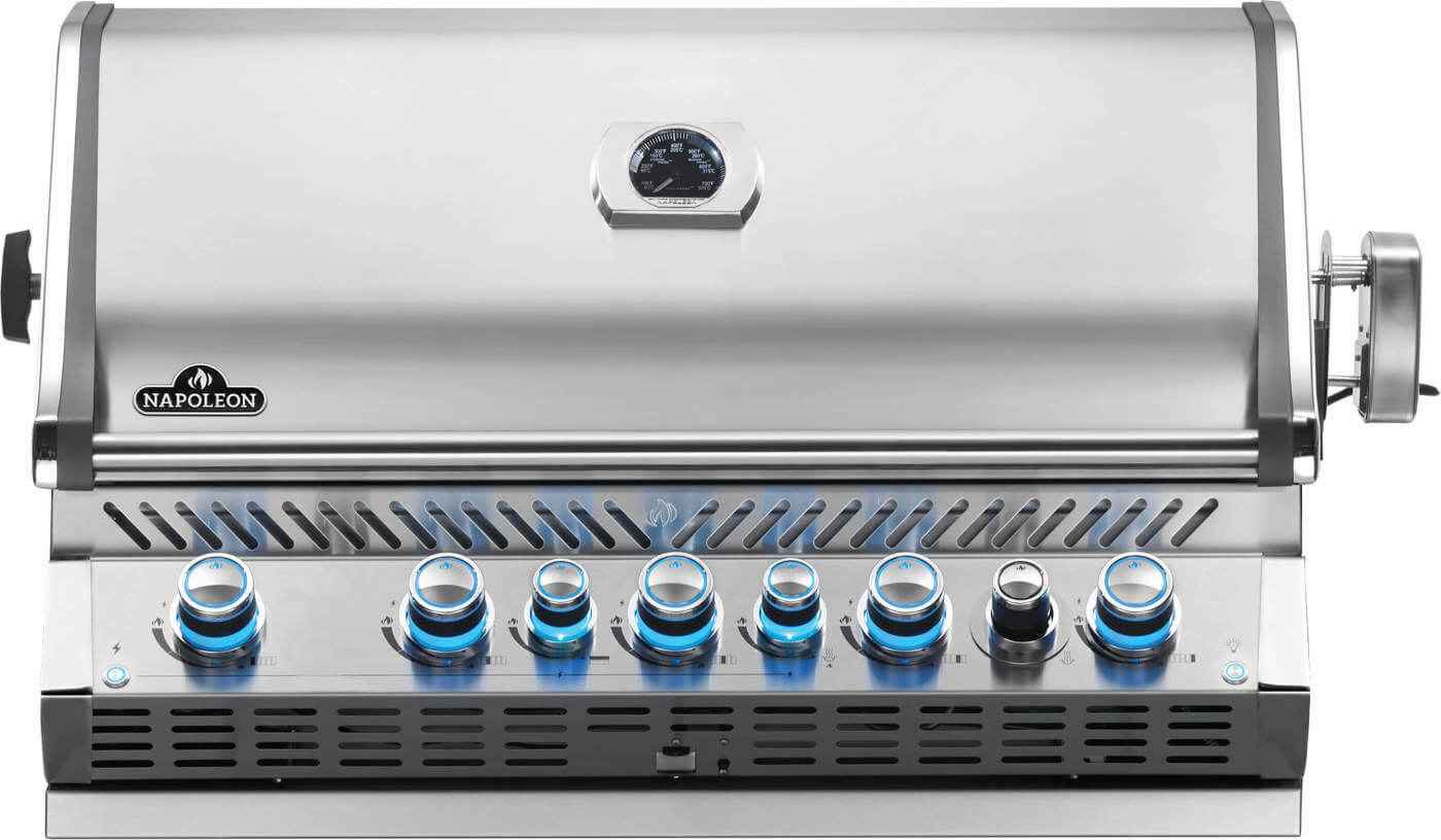 Napoleon Prestige PRO™ 665 Built-In Gas Grill with Infrared Rear Burner