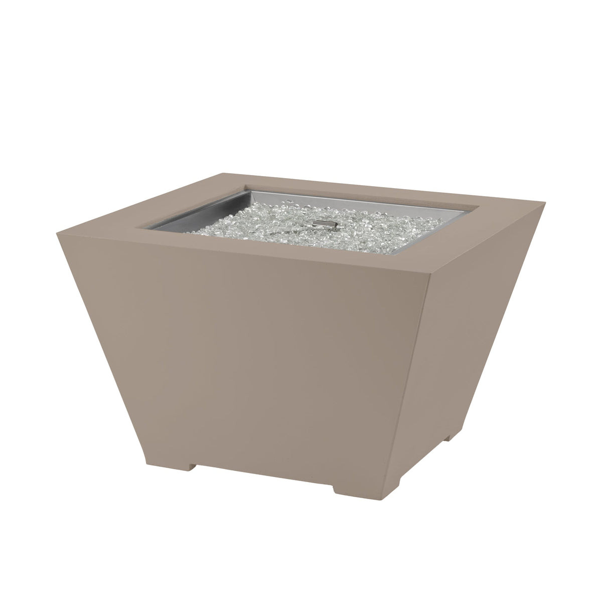 Cove Concrete Trapezoid Gas Fire Pit Bowl 37"