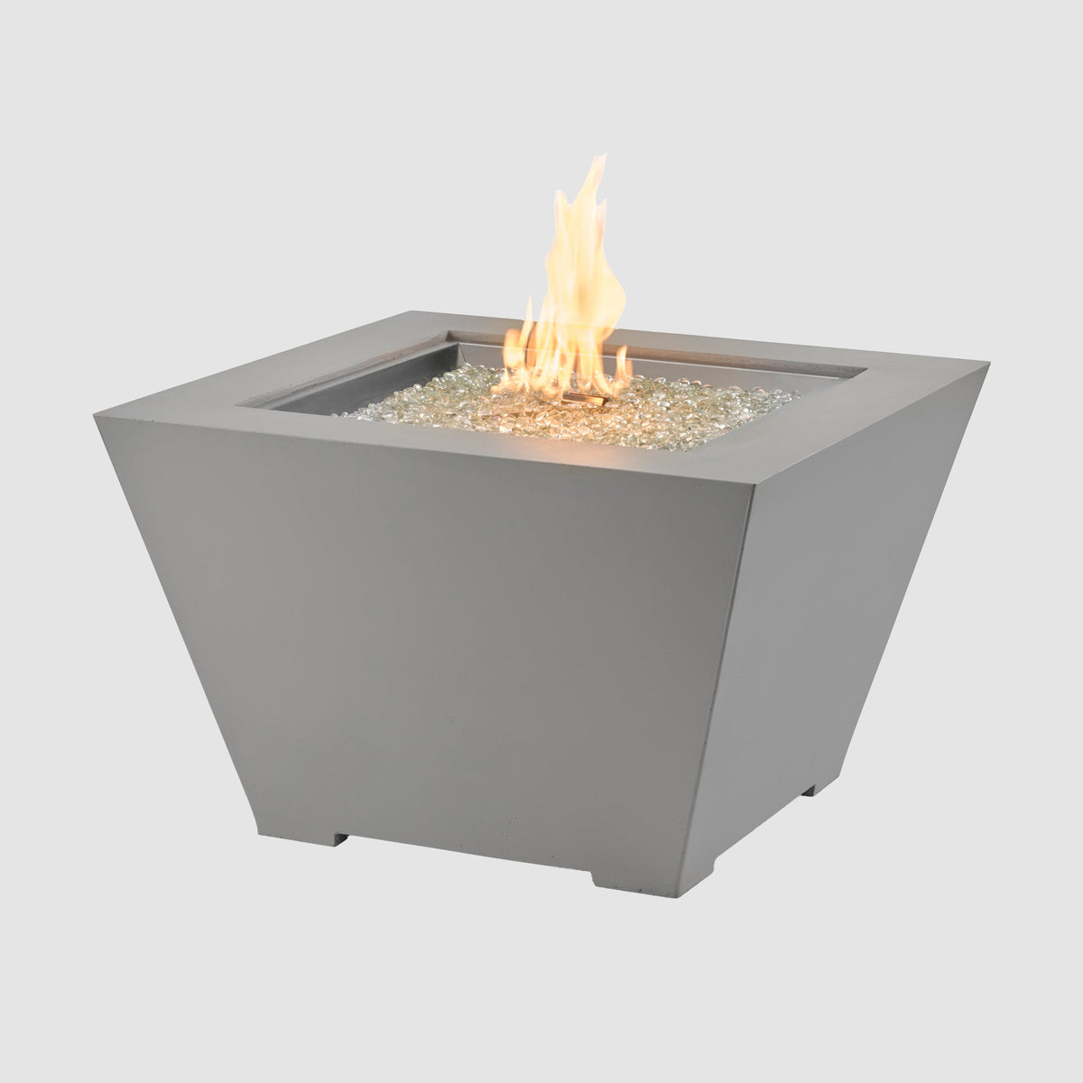 Cove Concrete Trapezoid Gas Fire Pit Bowl 37"