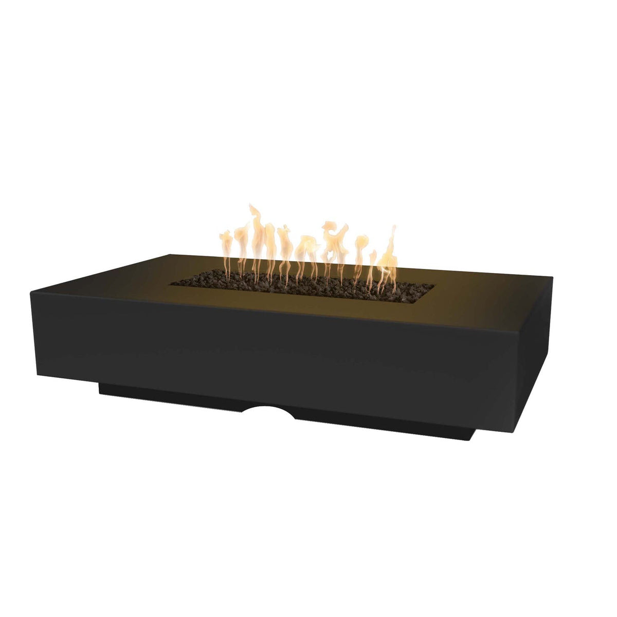 Cabo Linear 66" GFRC Concrete Fire Pit by The Outdoor Plus