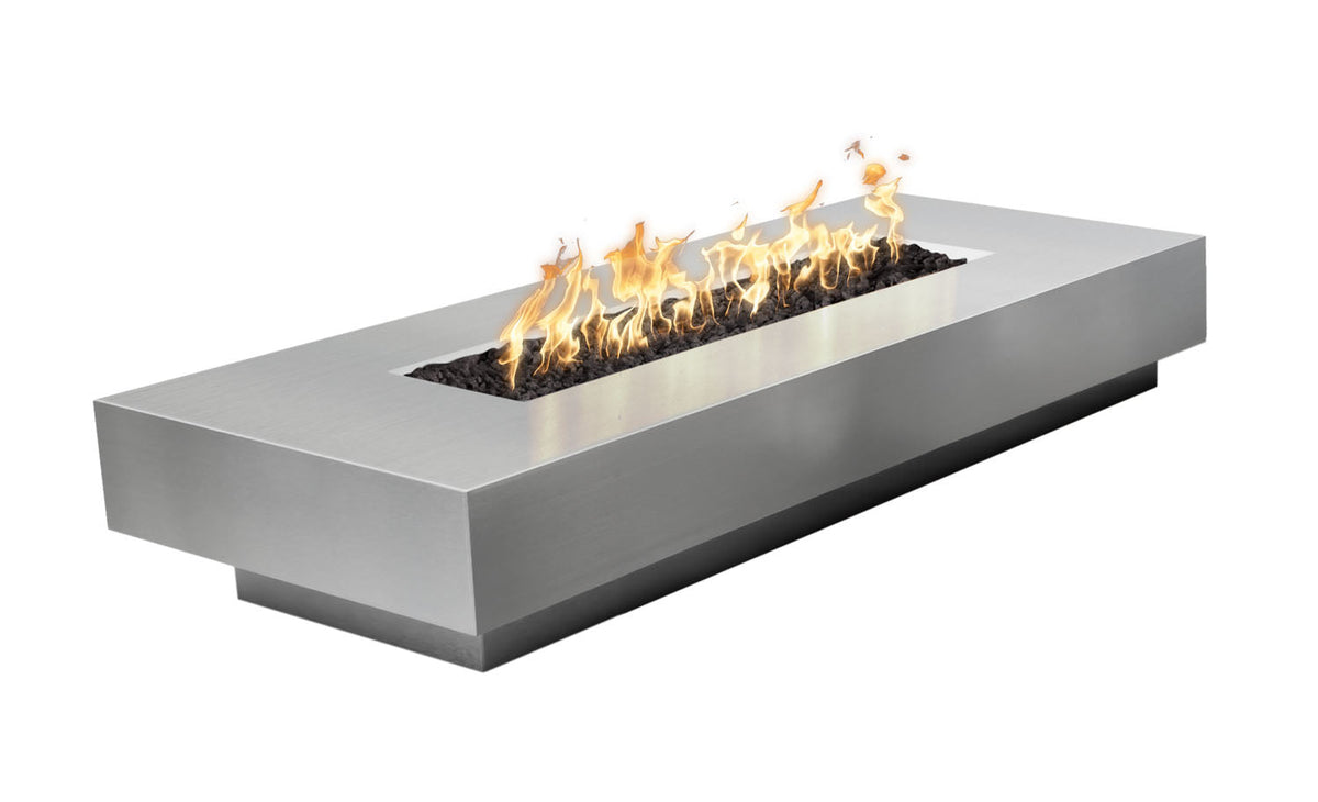 Cabo Linear 56" Metal Collection Fire Pit by The Outdoor Plus