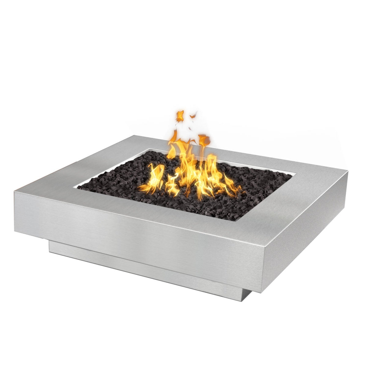 Cabo Square 48" Metal Collection Fire Pit by The Outdoor Plus