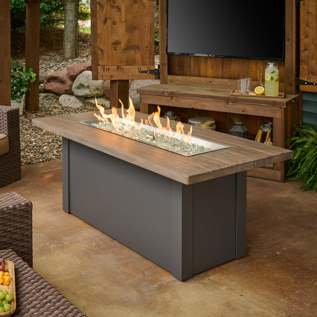 Havenwood 62-Inch Linear Gas Fire Pit Table