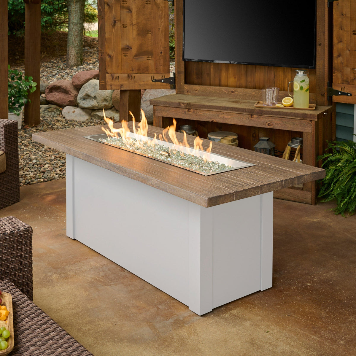 Havenwood 62-Inch Linear Gas Fire Pit Table