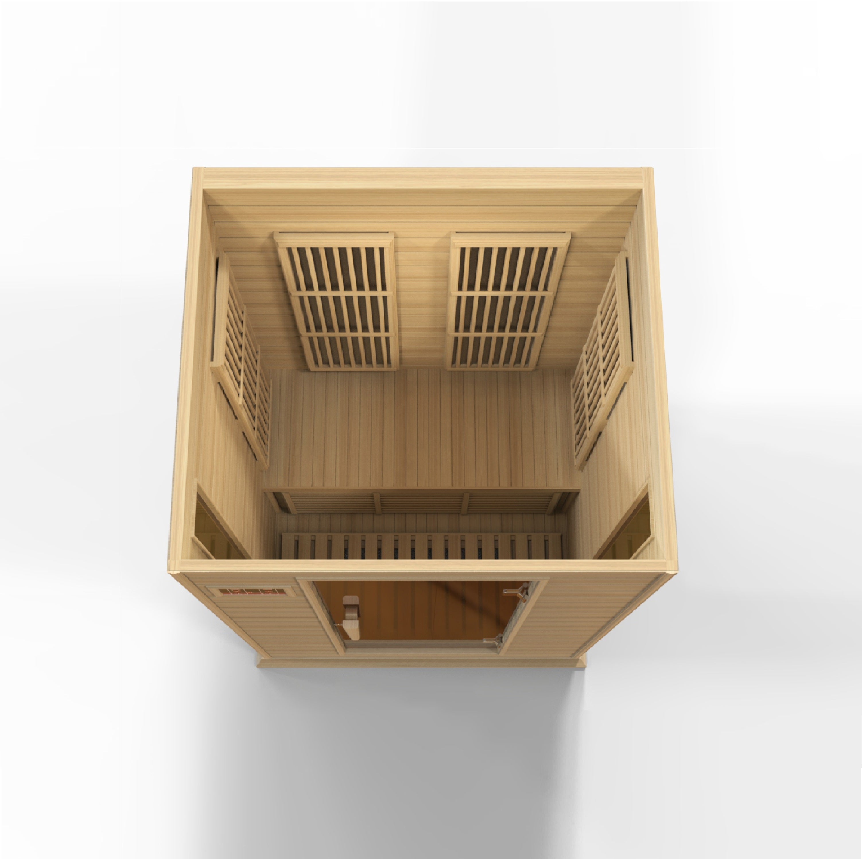 Maxxus 2-Person Low EMF (Between 5-10 MG) FAR Infrared Sauna (Canadian Hemlock)
