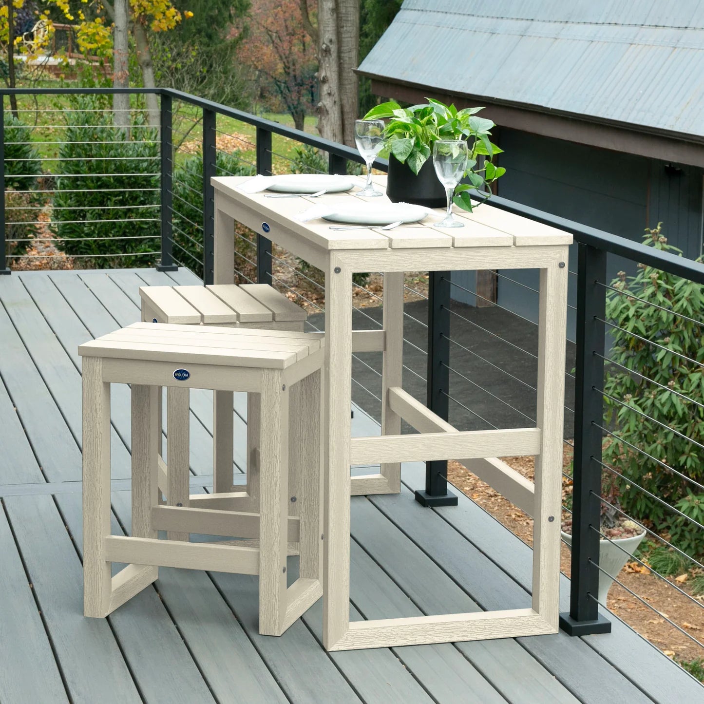 Granite Hills Counter Height Balcony 3pc Set