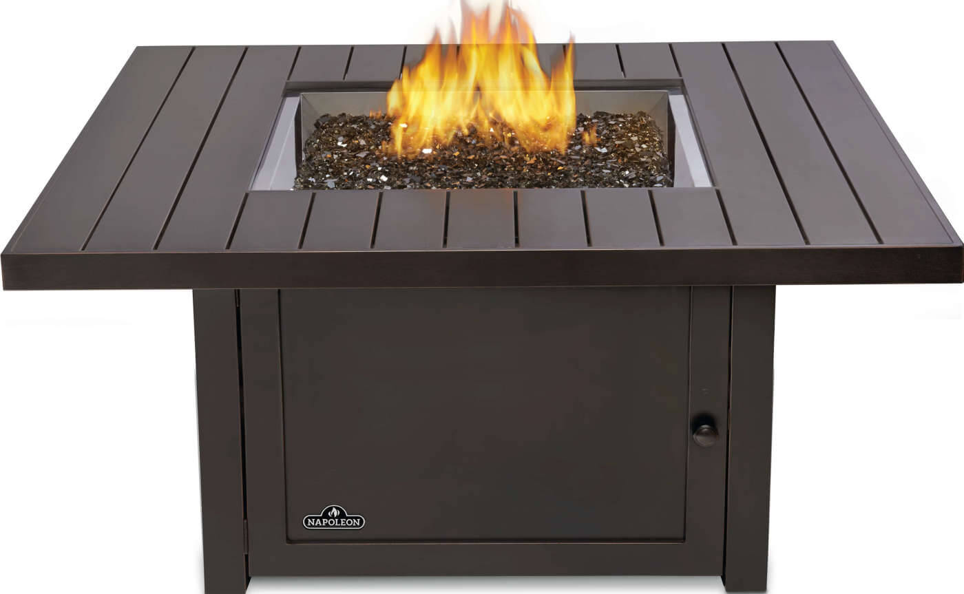 Patio Elegance St. Tropez Fire Table – Square Patioflame Table
