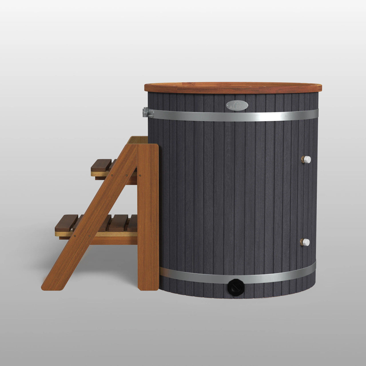 Lumina Outdoor Wooden Ice Bath Cold Plunge Tub | 118 Gallon Water Capacity | 37.5" x 33.25"