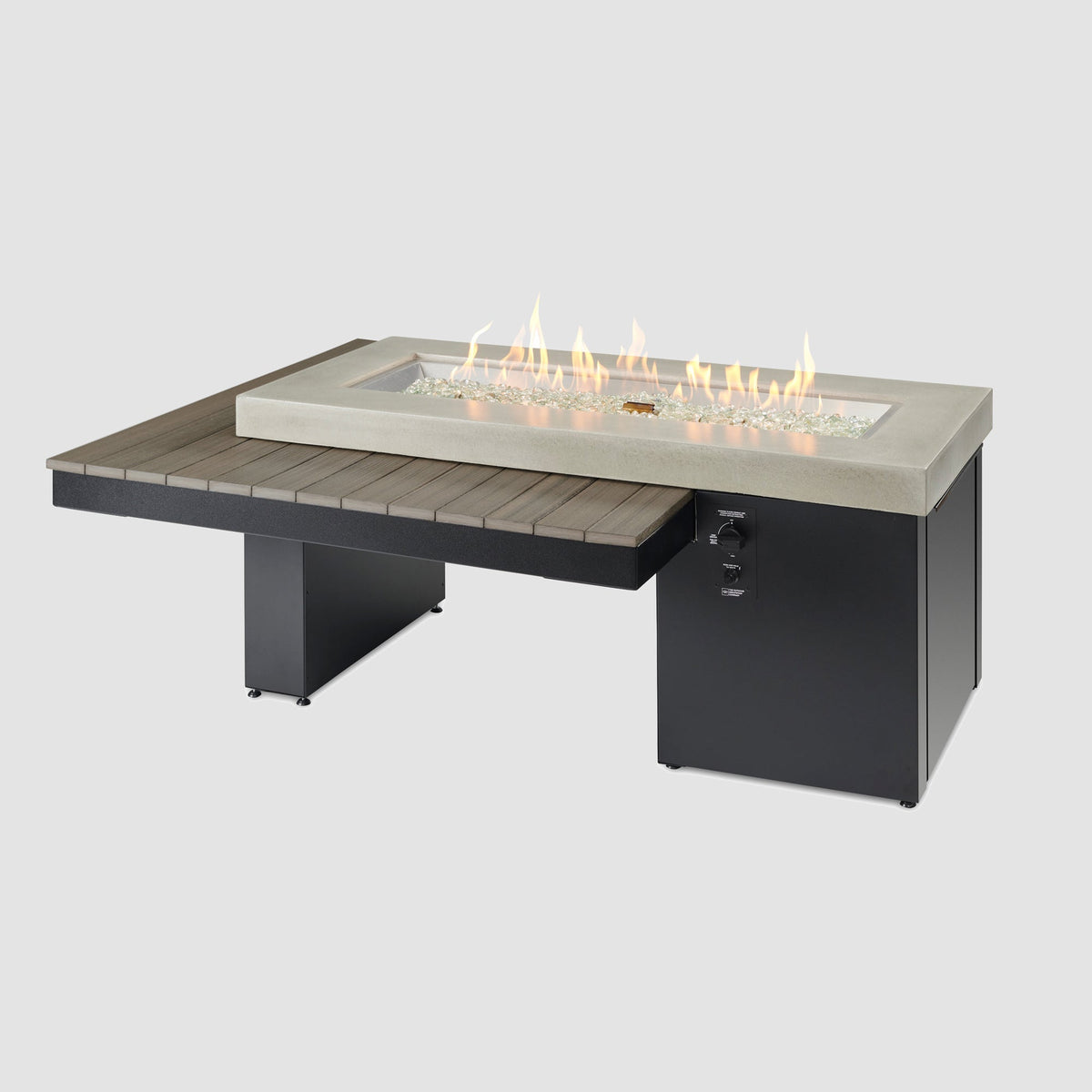 Uptown Linear Gas Fire Pit Table