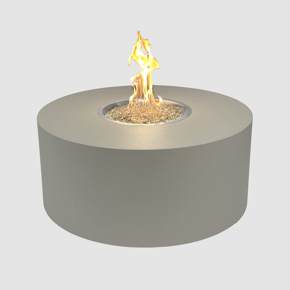 Vosera Round Gas Fire Pit Table