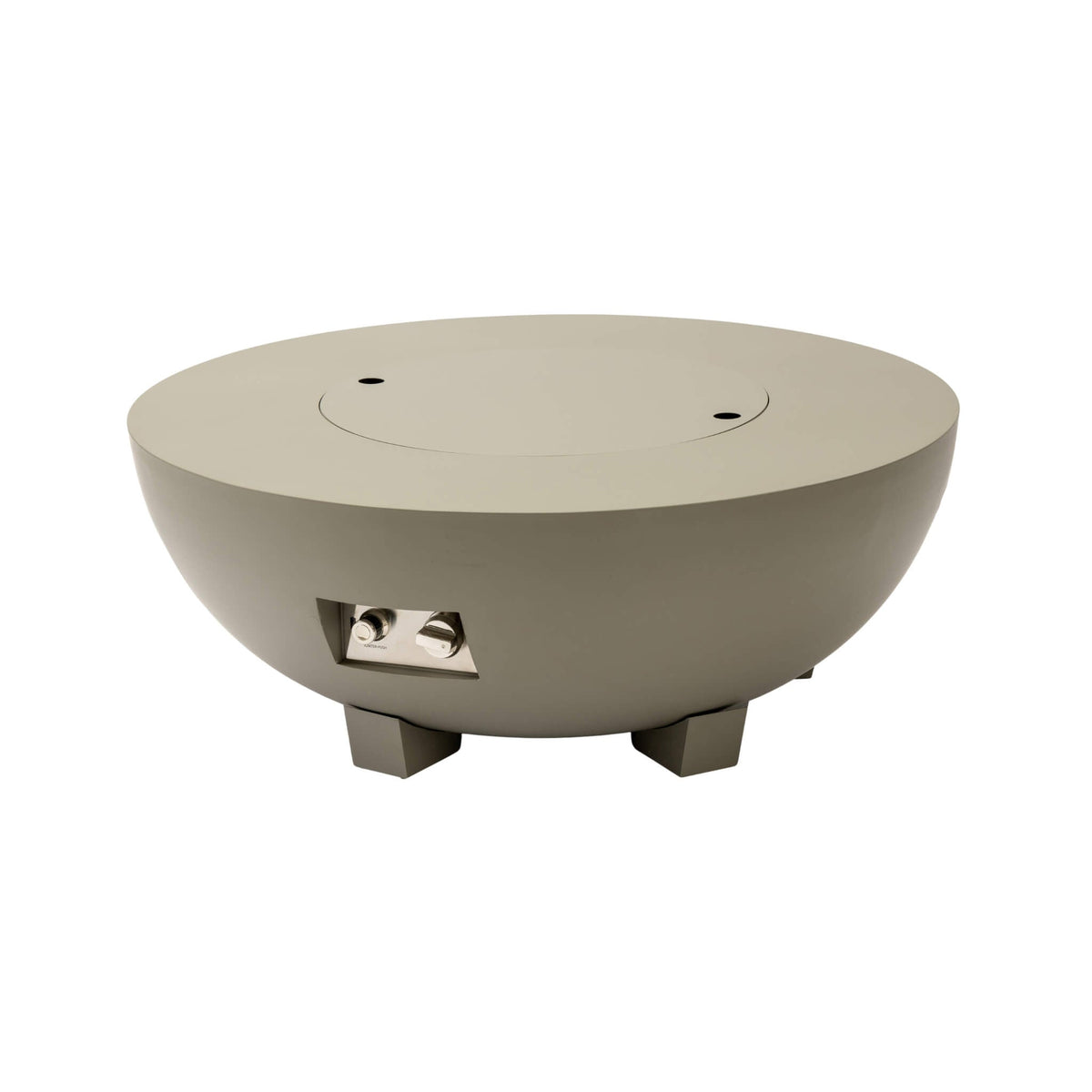Premium 36-Inch Round Outdoor Iron Patio Fire Pit Table With Metal Cover (SAK71954)