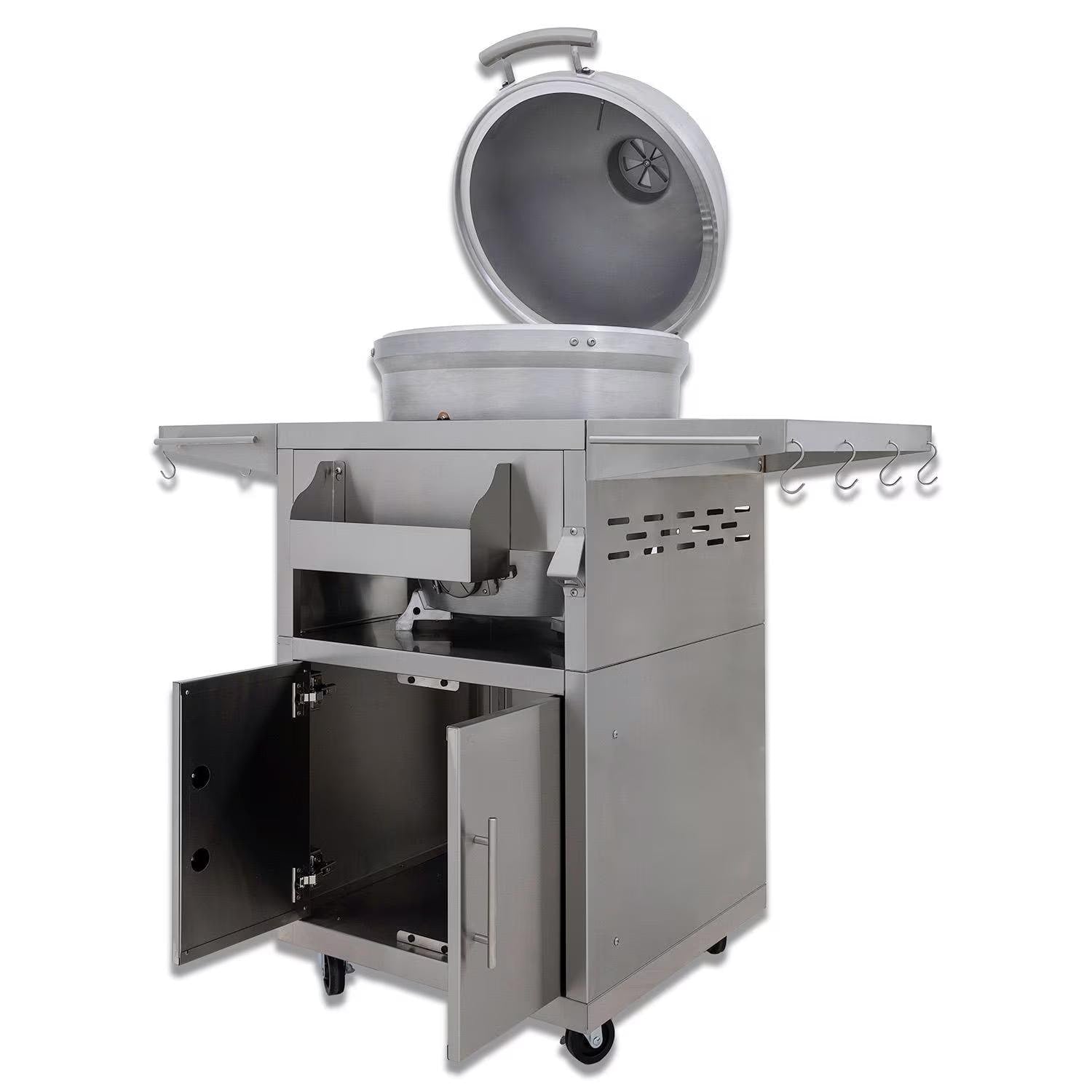 Blaze 20-Inch Cast Aluminum Freestanding Kamado Charcoal Grill