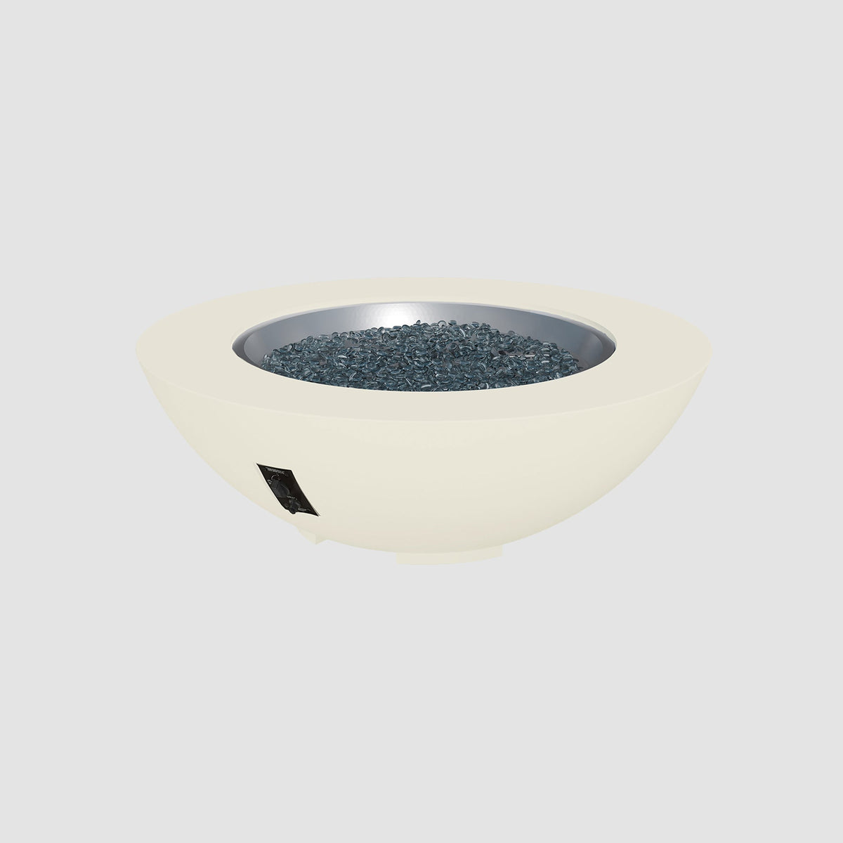 Cove Concrete Bowl Gas Fire Pit