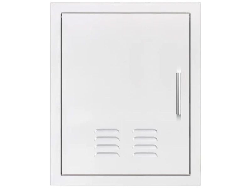 Summerset 18 x 22-Inch Stainless Steel Vented Vertical Single Access Door with Hidden Hinge