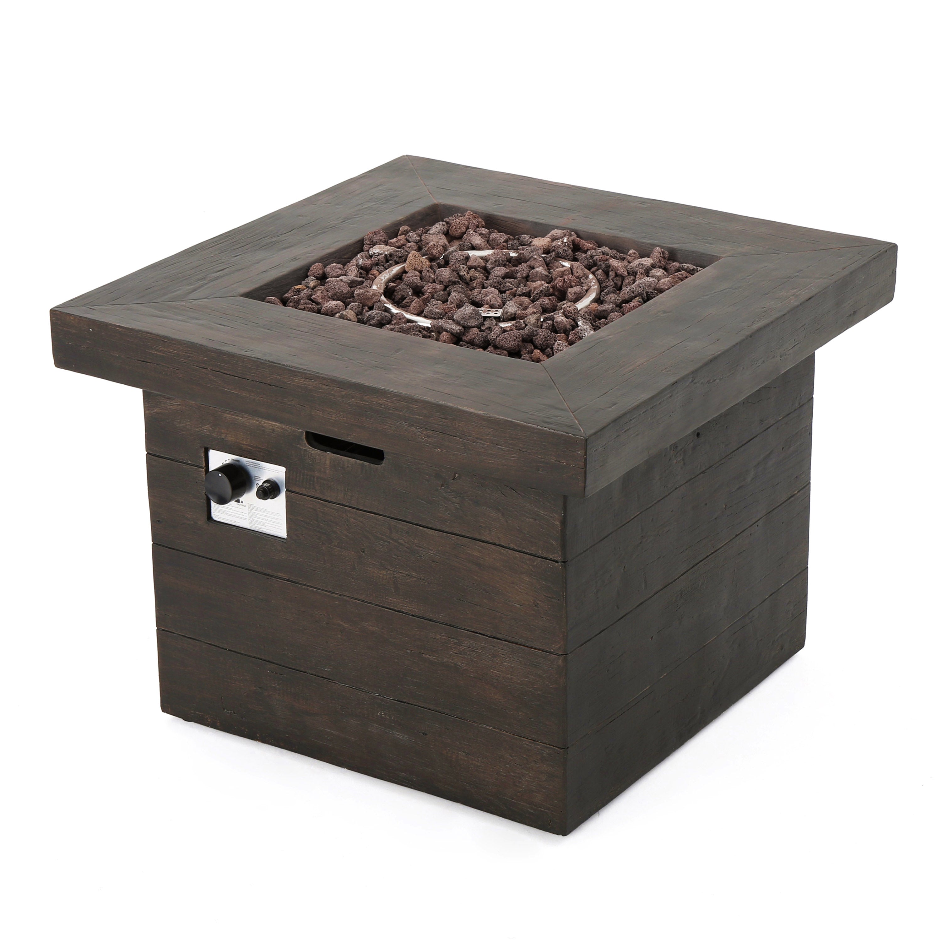 Anchorage 32" Wood Square MGO Fire Pit