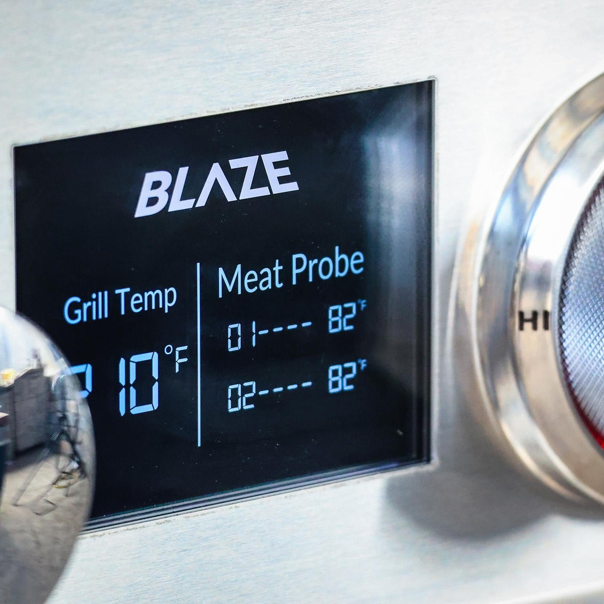 Blaze LTE PRO 32-inch 4-Burner Freestanding Grill w/ Digital Temperature Screen & Rotisserie