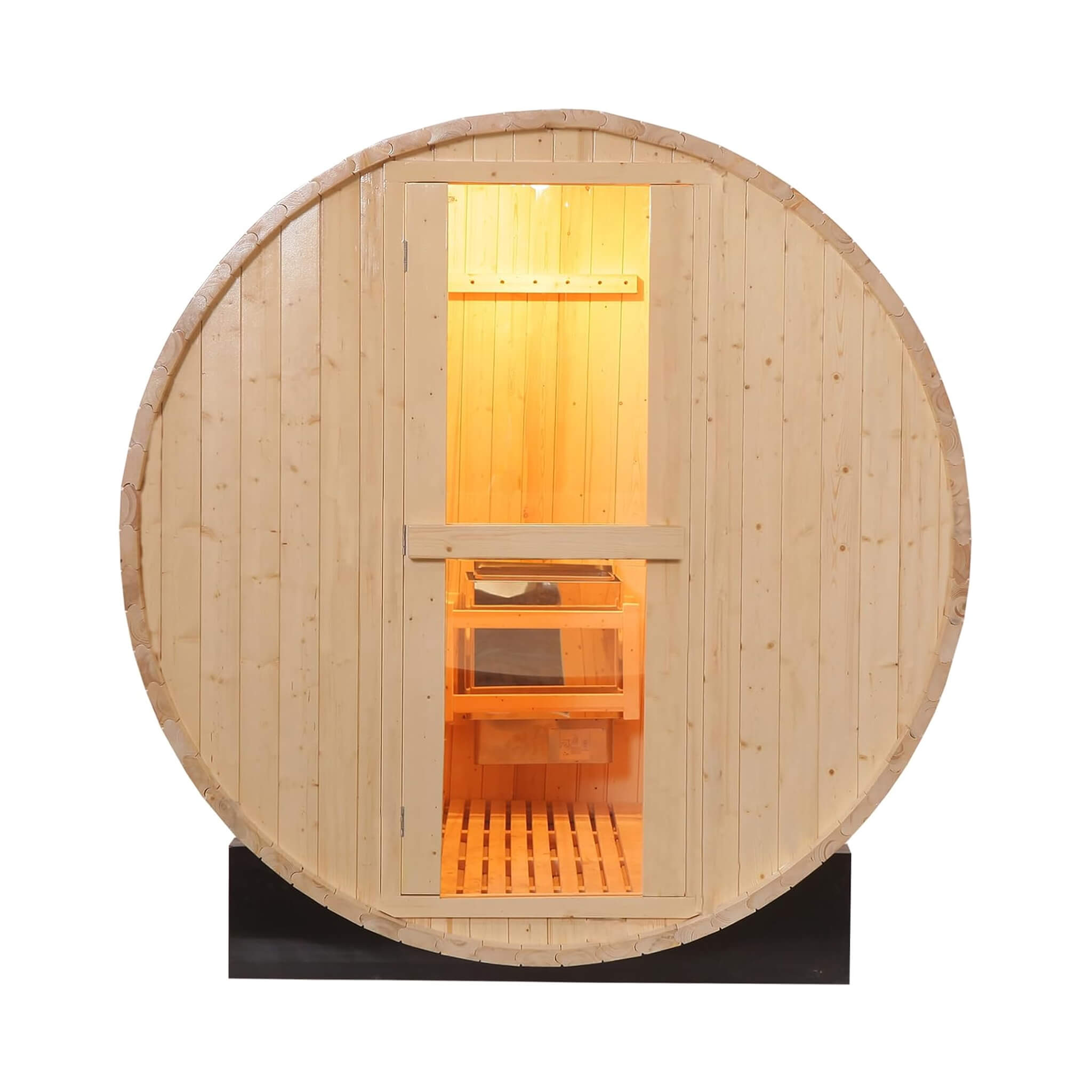 Thermora Haven Outdoor Pinewood Barrel Sauna Kit