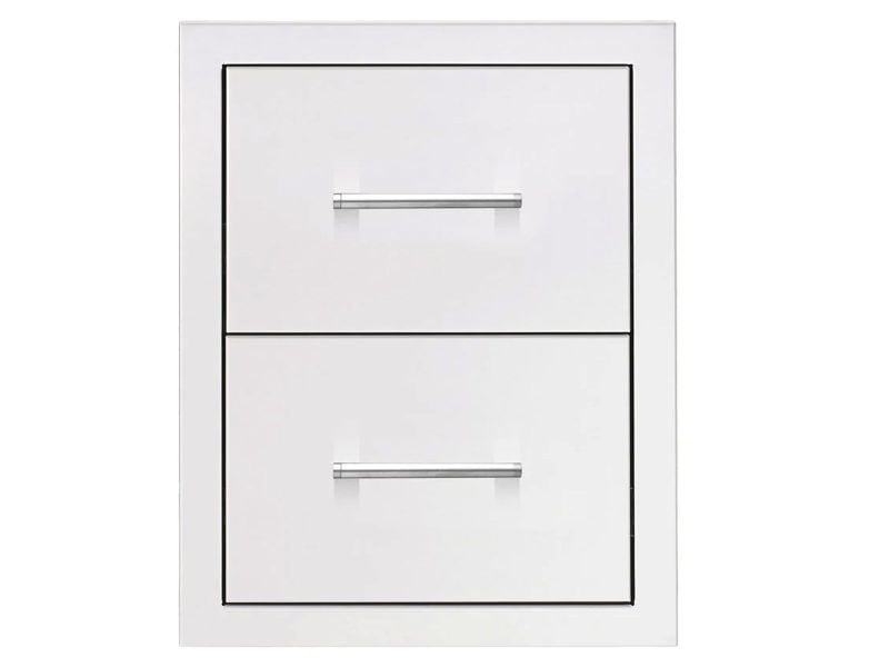 TrueFlame 17-Inch Double Drawer Masonry Frame Return
