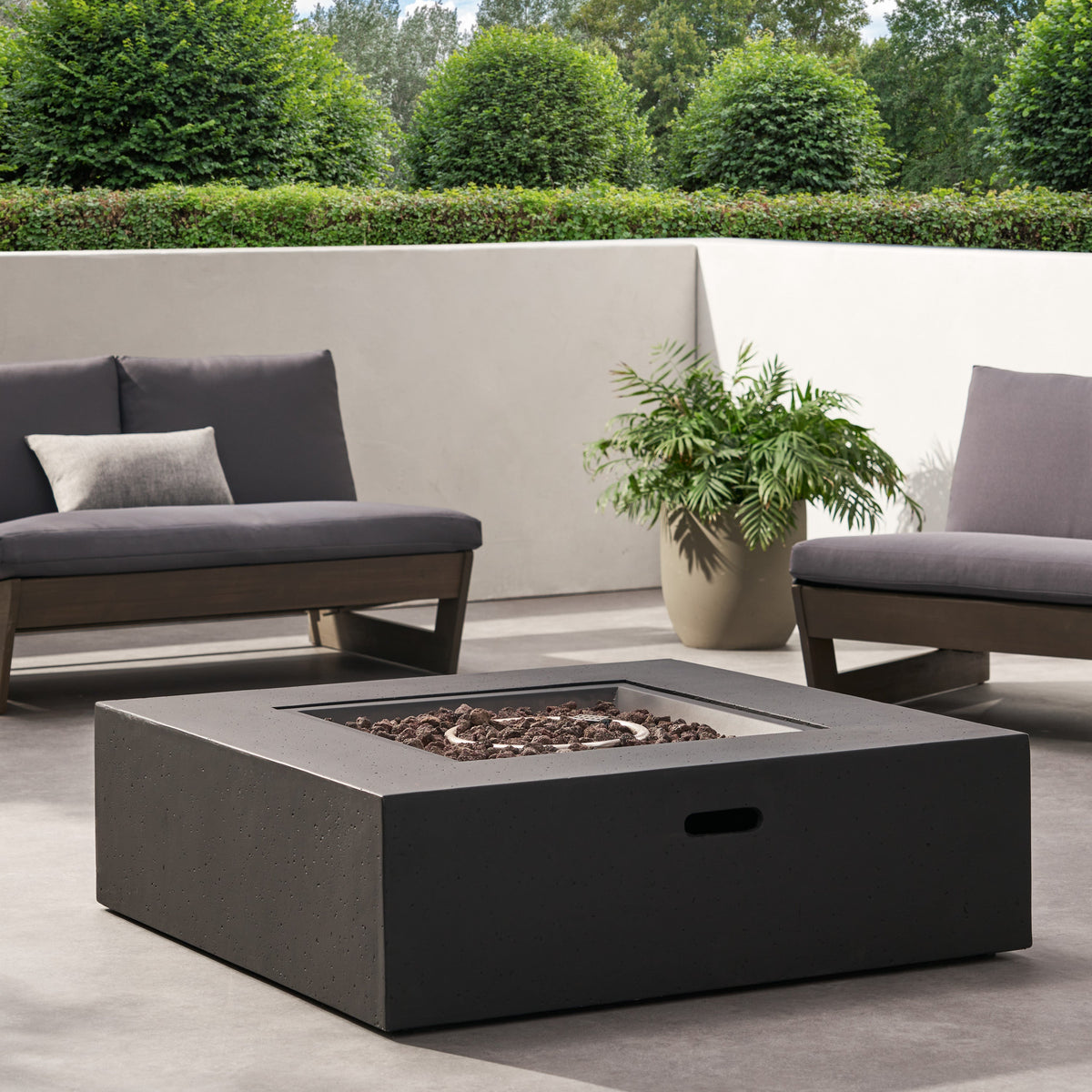 50,000 BTU Square MGO Fire Table (Tank Cover not Included)