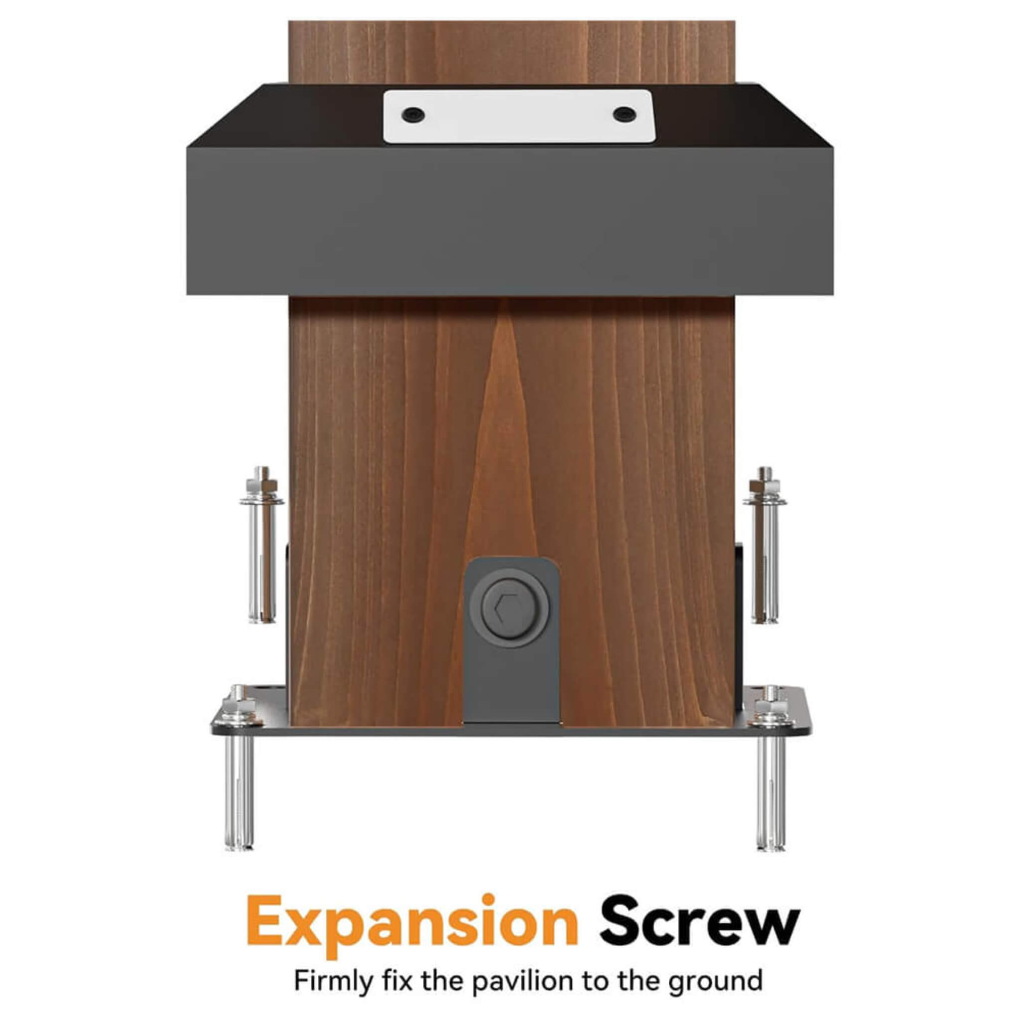 Alora Premium Outdoor Cedar Wood Hardtop Gazebo With Galvanized Steel Roof 12'x12' (SAK31864)