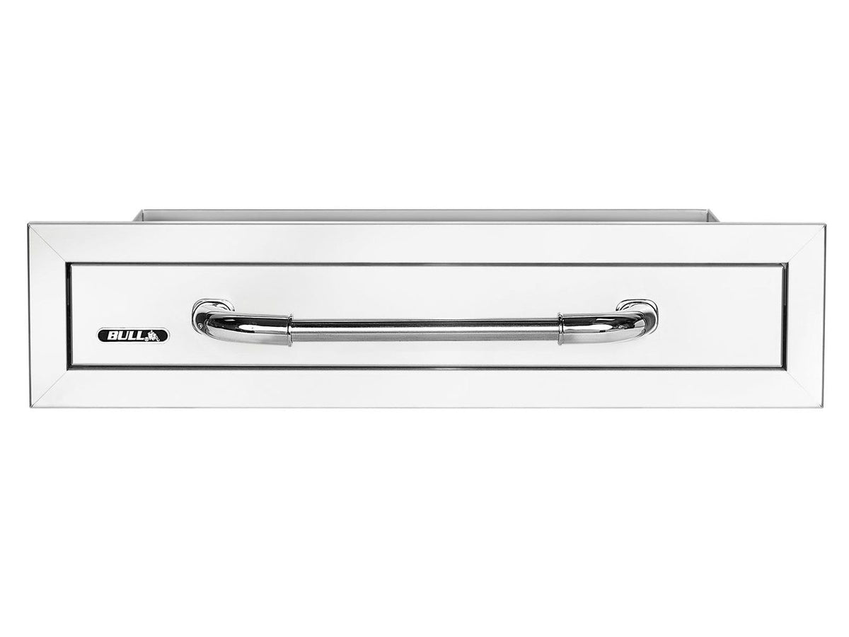 Bull 26-Inch Stainless Steel Single Access Drawer with Reveal