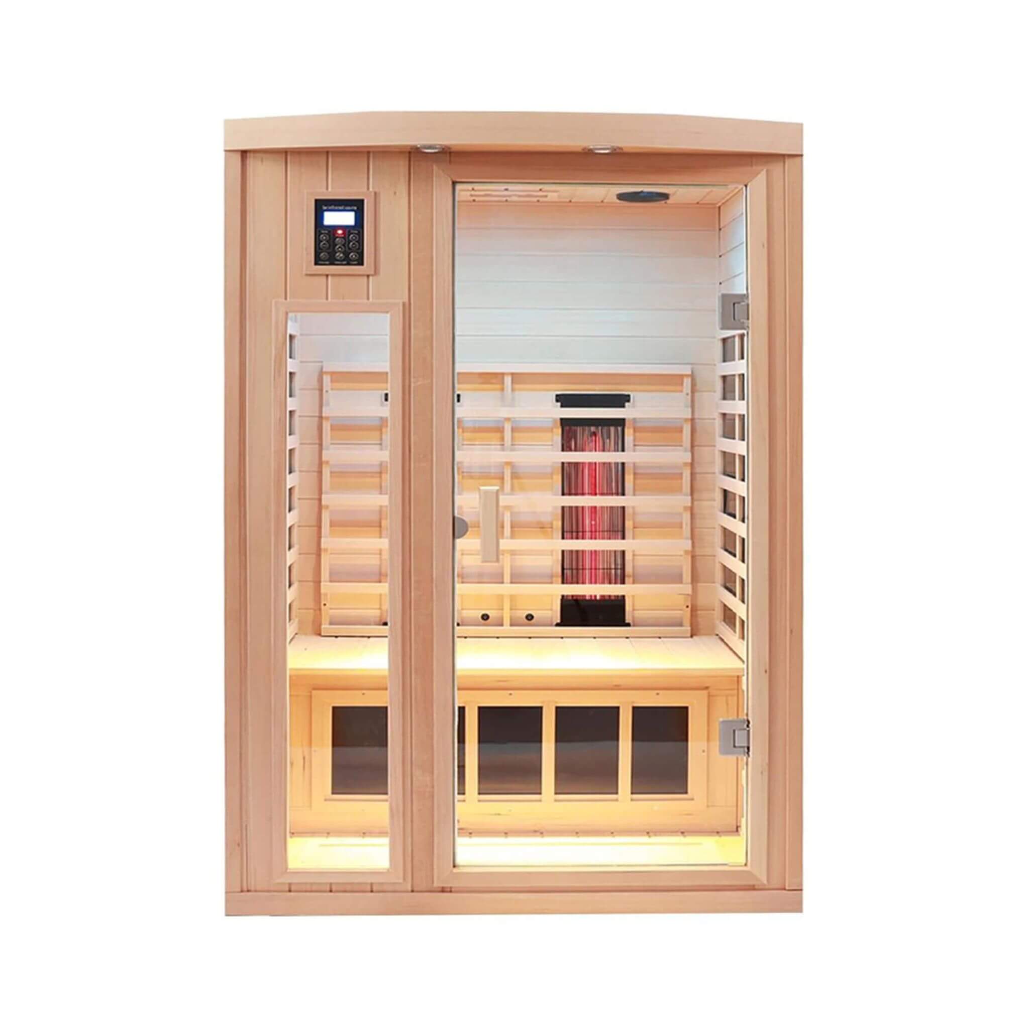 Thermora Orien 2-Person Low EMF FAR-Infrared Sauna | Canadian Hemlock | 1760W (SAK25714)