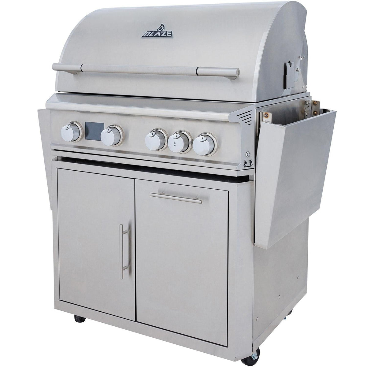 Blaze LTE PRO 32-inch 4-Burner Freestanding Grill w/ Digital Temperature Screen & Rotisserie