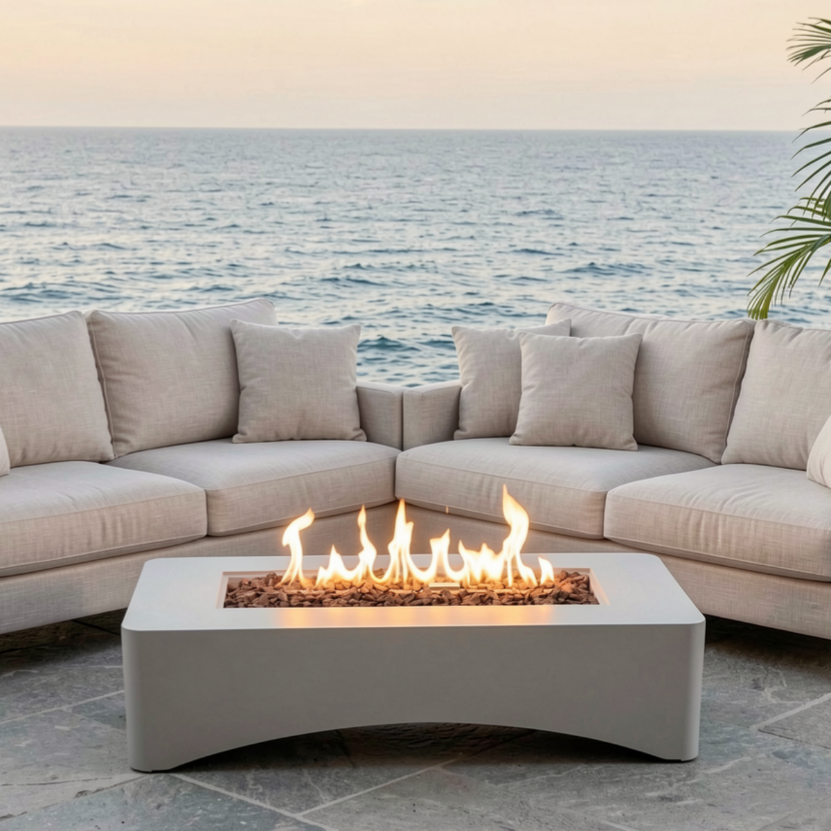 56" Propane Fire Pit Table