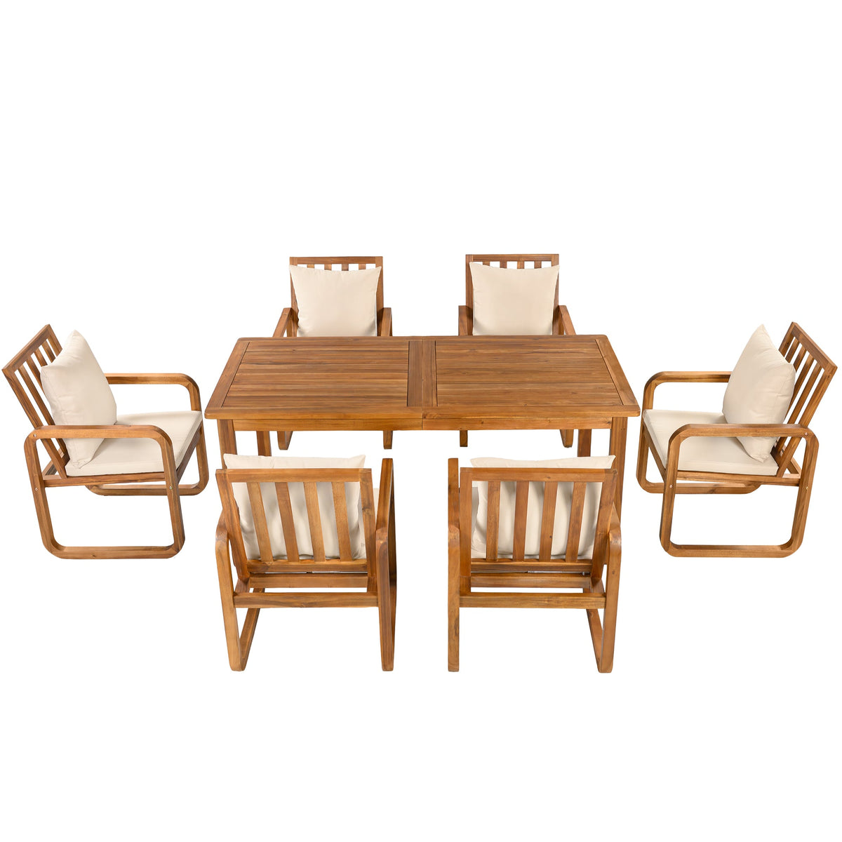 7 Pieces Patio Dining Set