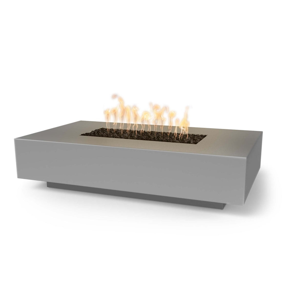 Cabo Linear 66" GFRC Concrete Fire Pit by The Outdoor Plus