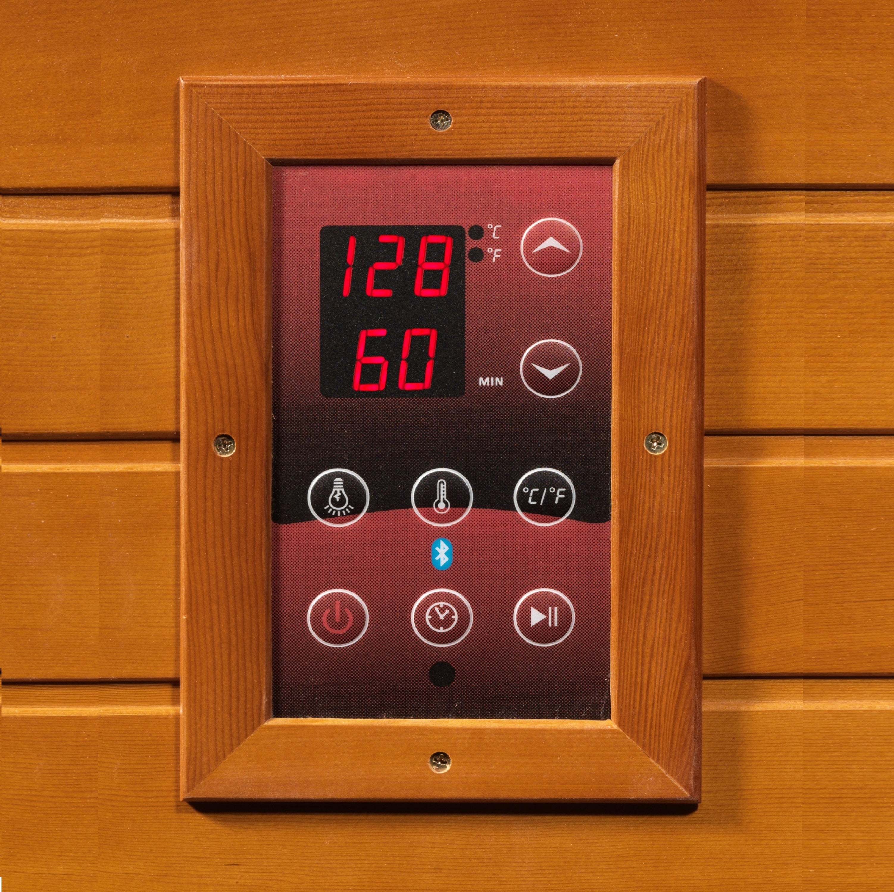 Dynamic Lugano 3-person Low EMF (Between 5-10MG) FAR Infrared Sauna (Canadian Hemlock)