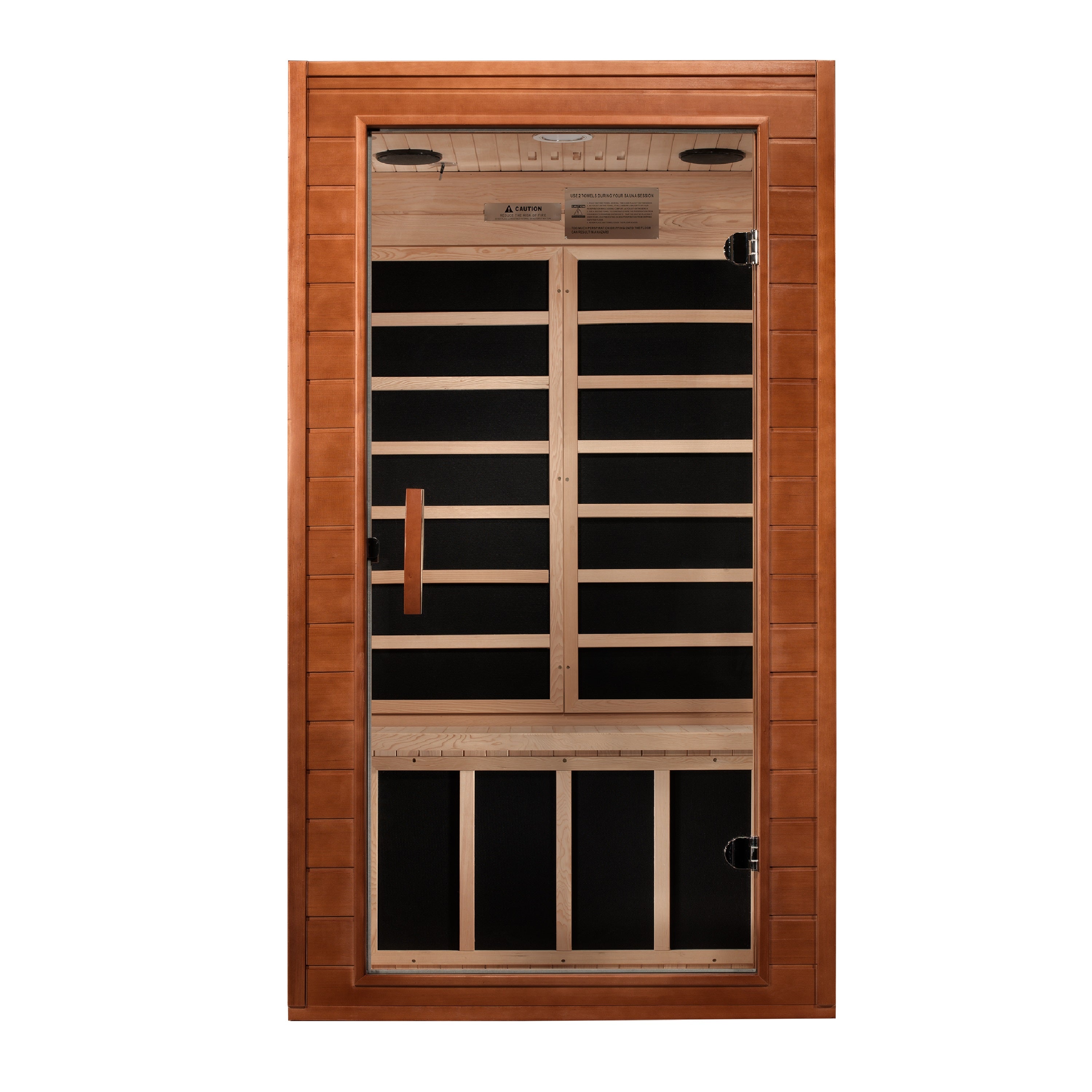 Dynamic Avila 1-2-Person Low EMF FAR Infrared Sauna (Canadian Hemlock)