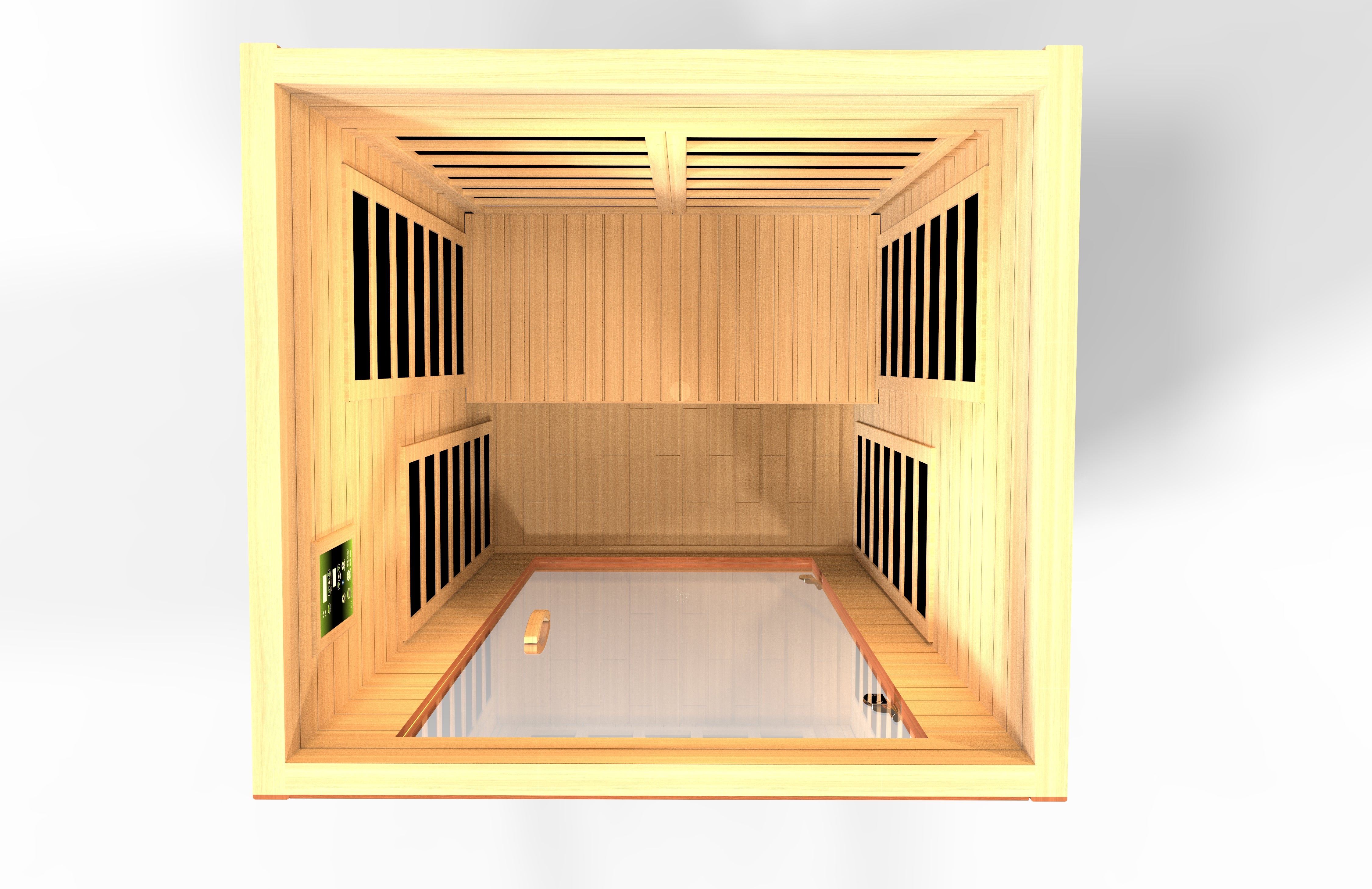 Dynamic Avila 1-2-Person Low EMF FAR Infrared Sauna (Canadian Hemlock)