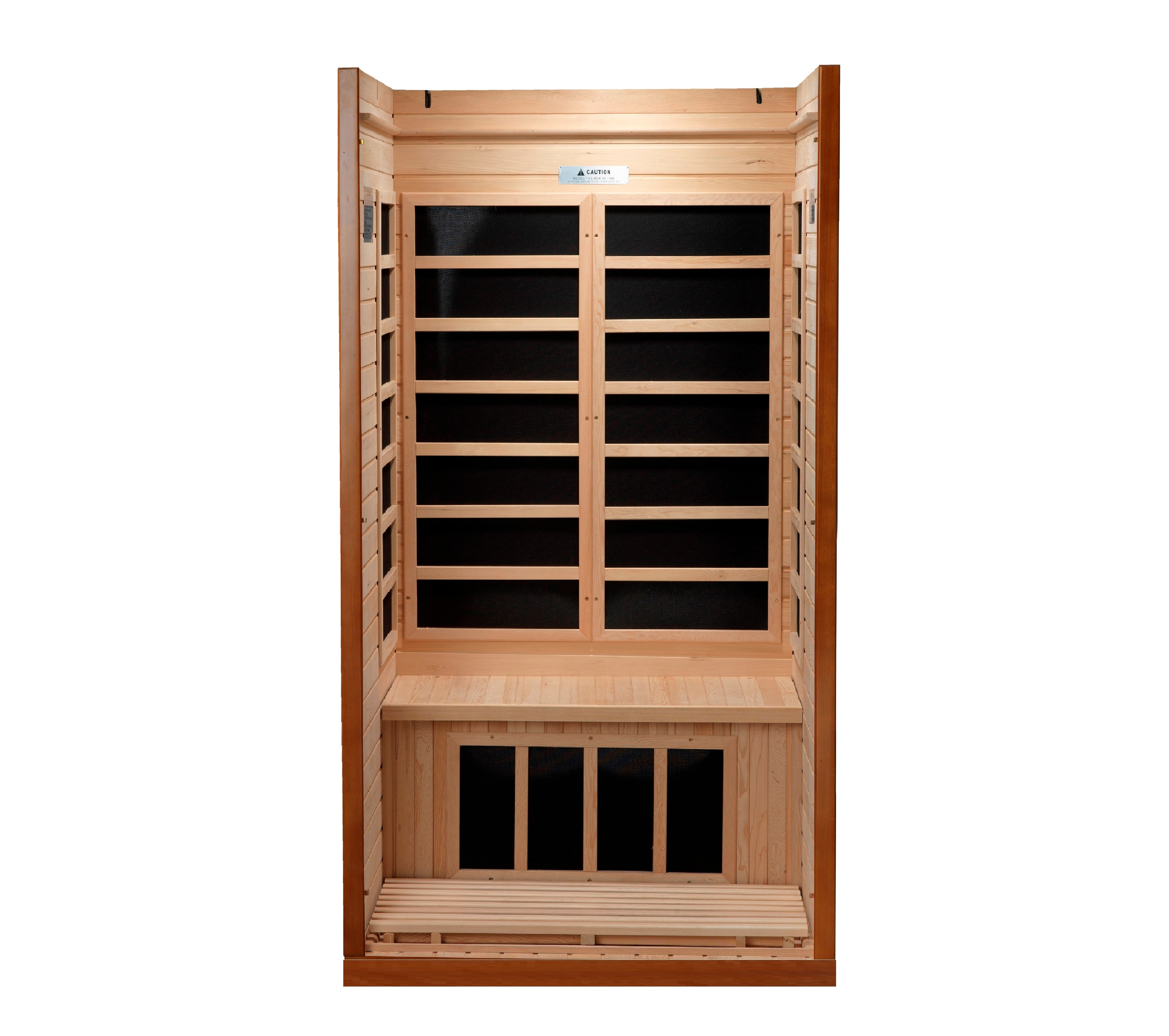 Dynamic Barcelona 1-2-person Low EMF (Between 5-10 MG) FAR Infrared Sauna (Canadian Hemlock)
