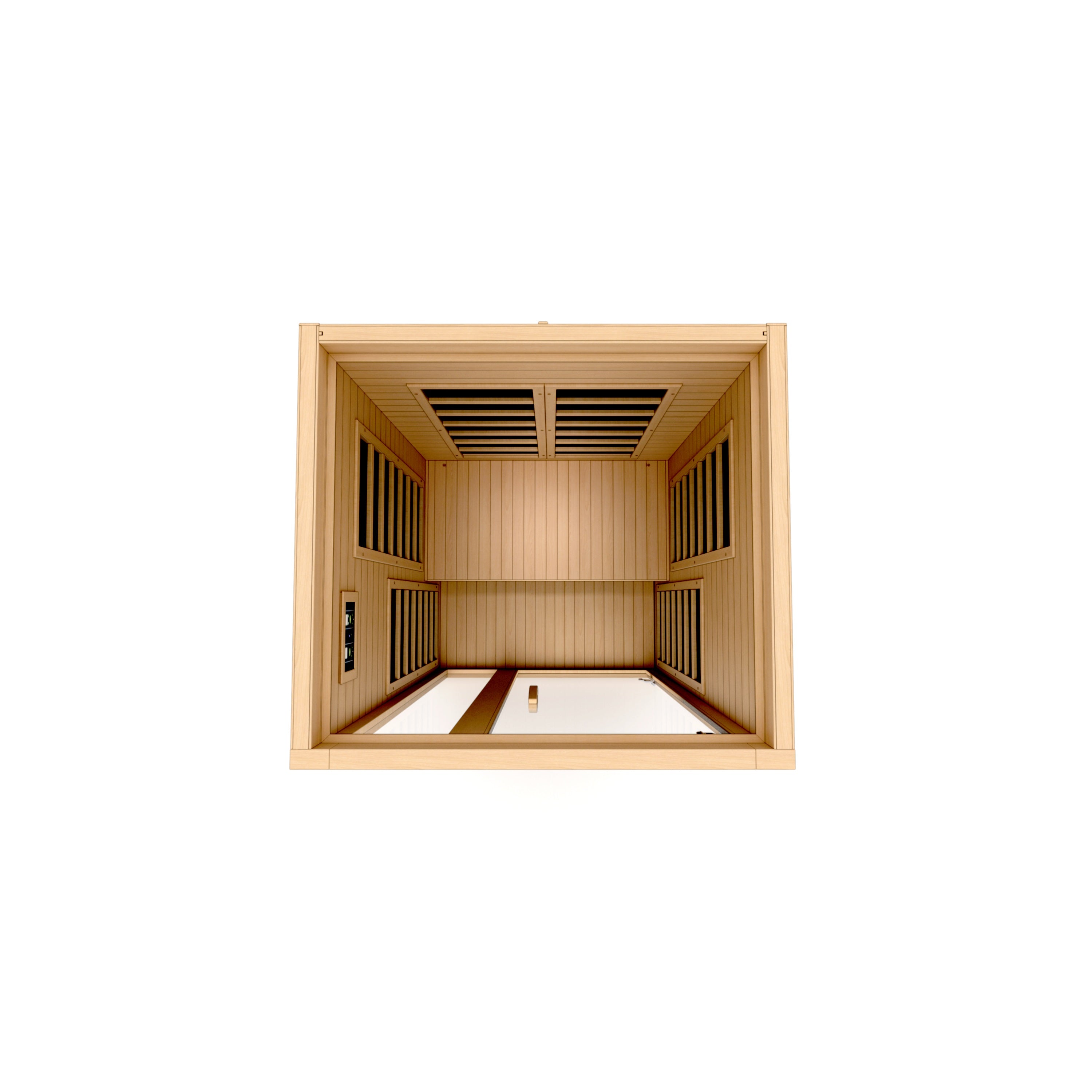 Dynamic Gracia 1-2-person Low EMF (Between 5-10 MG) FAR Infrared Sauna (Canadian Hemlock)