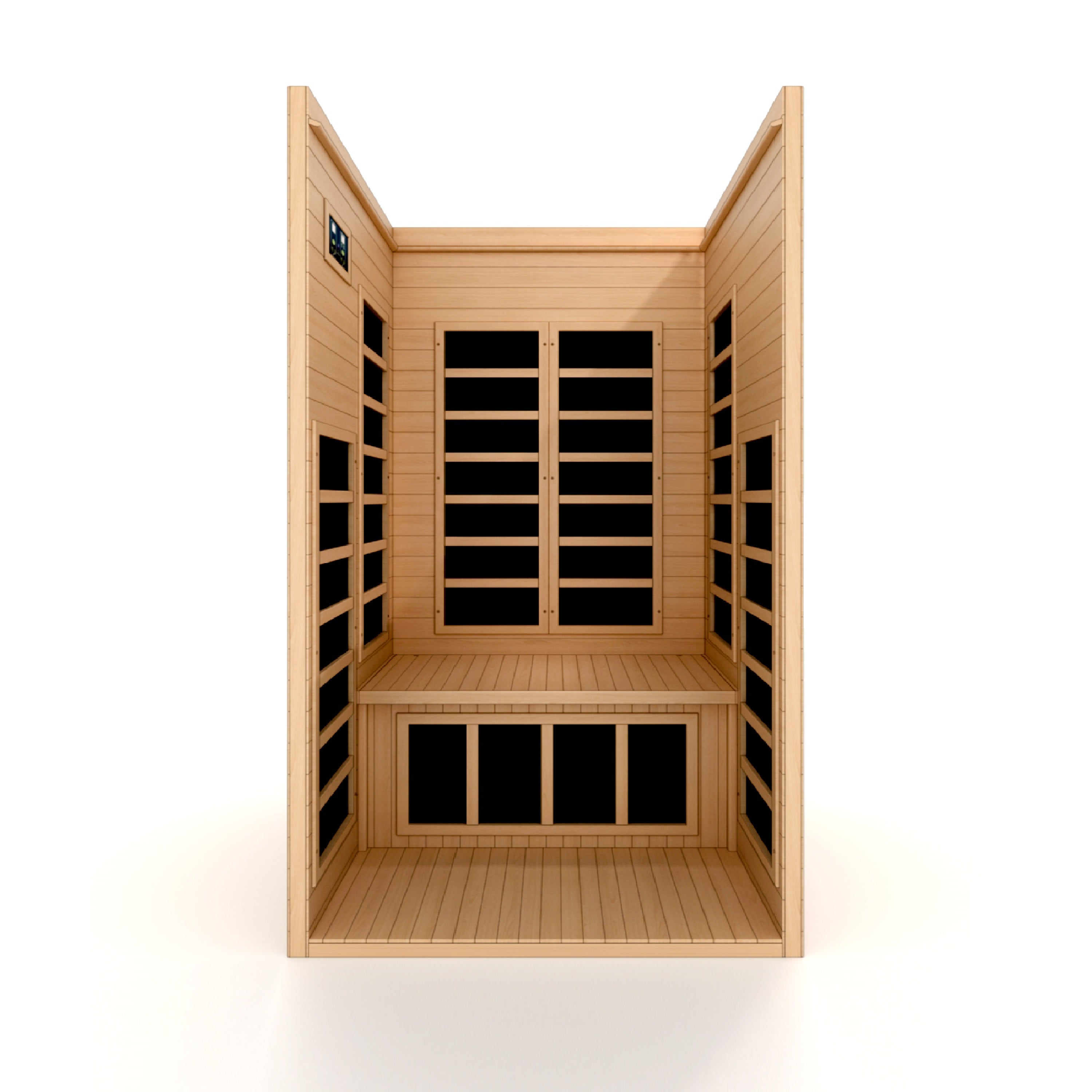 Dynamic Gracia 1-2-person Low EMF (Between 5-10 MG) FAR Infrared Sauna (Canadian Hemlock)