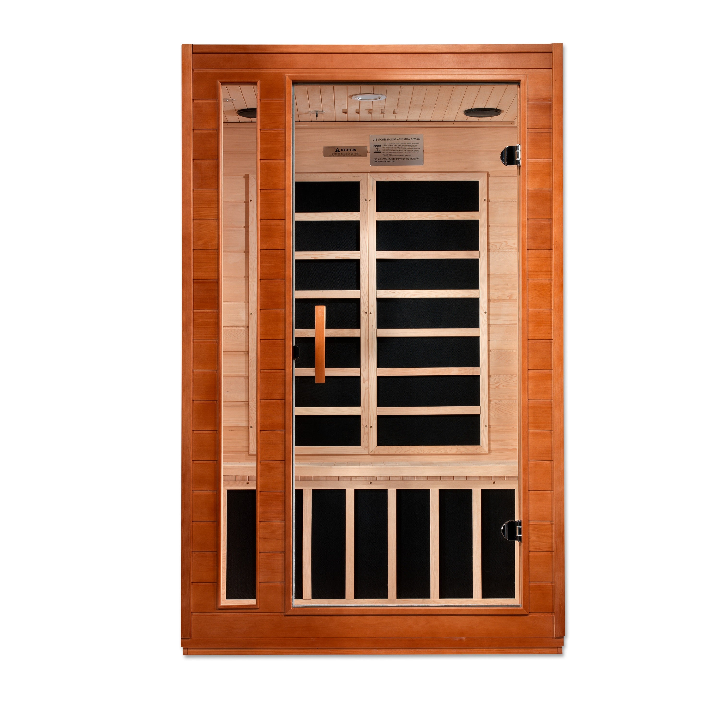 Dynamic Cordoba Elite 2-person Ultra Low EMF (Between 3-5MG) FAR Infrared Sauna (Canadian Hemlock)