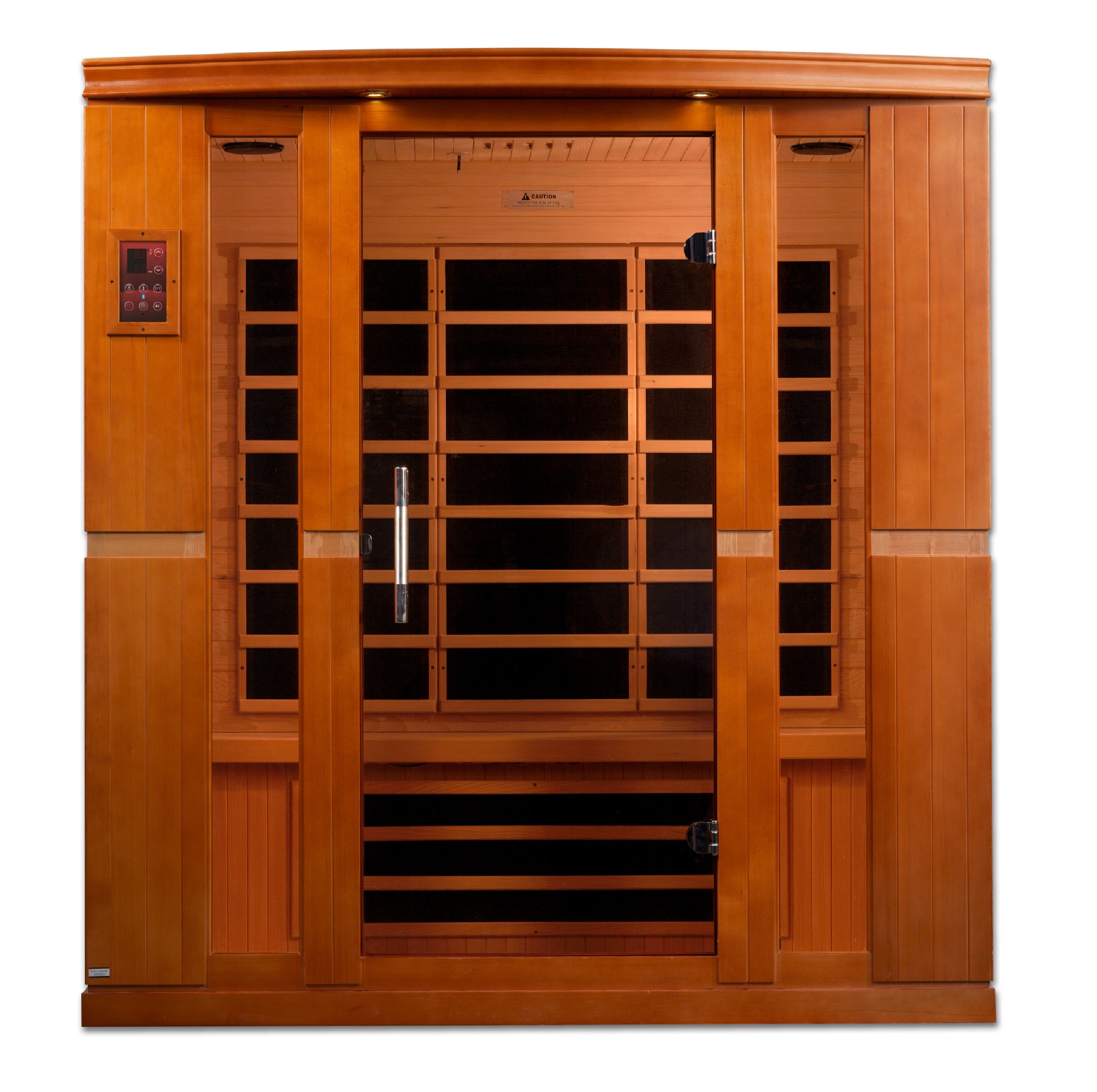 Dynamic Bergamo 4-person Low EMF (Between 5-10MG) FAR Infrared Sauna (Canadian Hemlock)