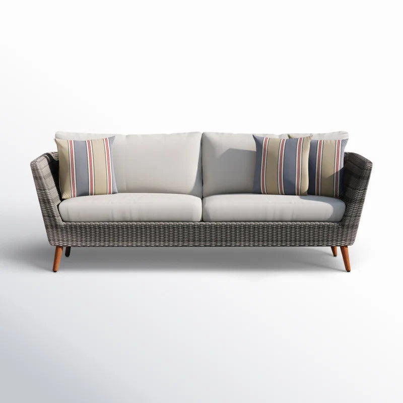 Panther Outdoor Patio Wicker and FSC Wood Seating Set