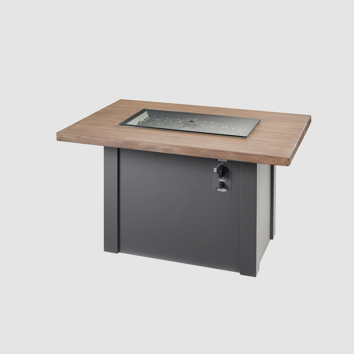 Havenwood 44-Inch Rectangular Gas Fire Pit Table