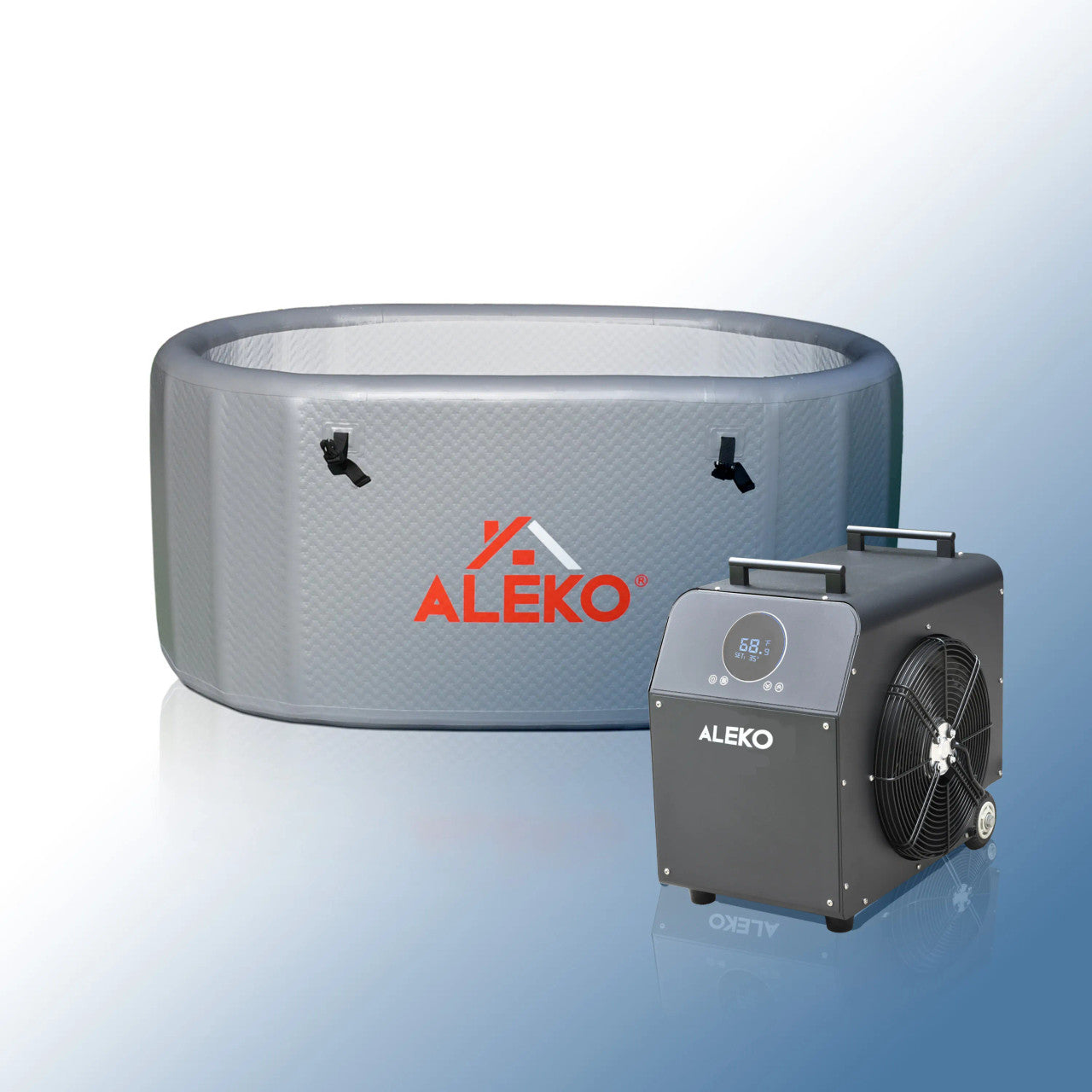 Arctica Inflatable Cold Plunge and 1 HP Chiller & Heater Kit