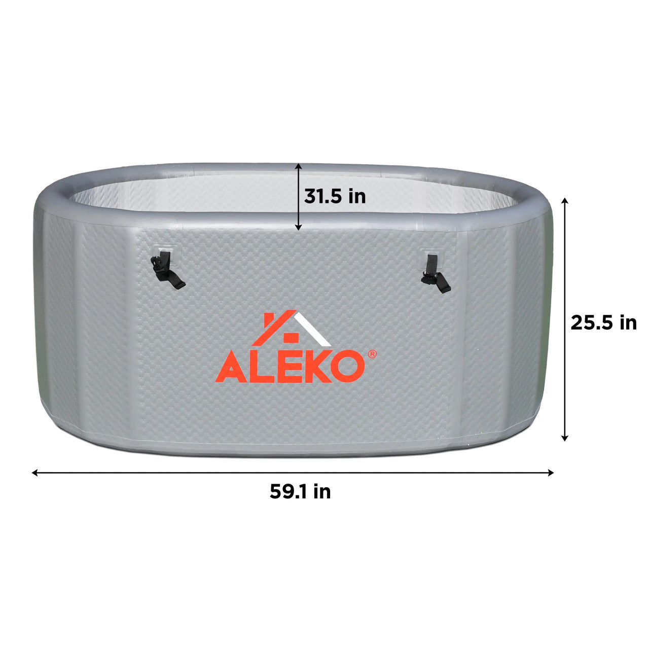 Arctica Inflatable Cold Plunge and 1 HP Chiller & Heater Kit