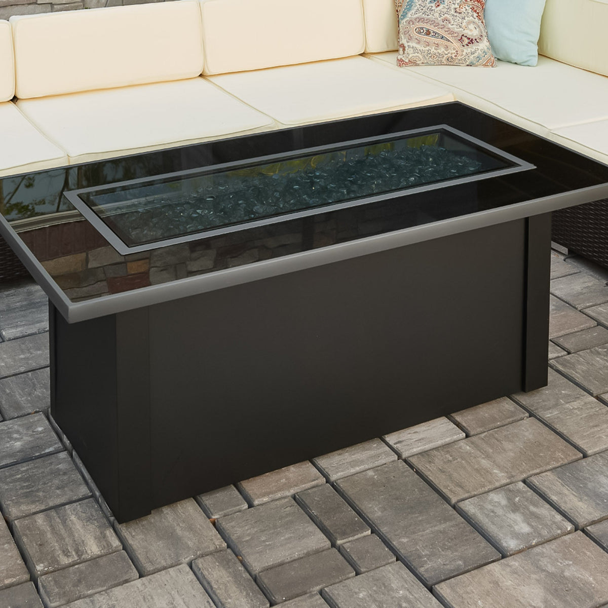 Monte Carlo Linear Gas Fire Pit Table